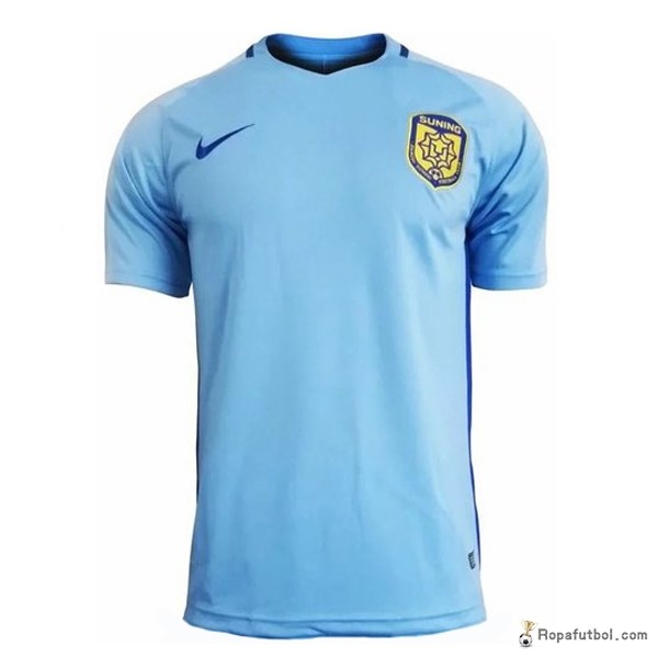 Camiseta Suning Replica Primera Ropa 2017/18 Azul